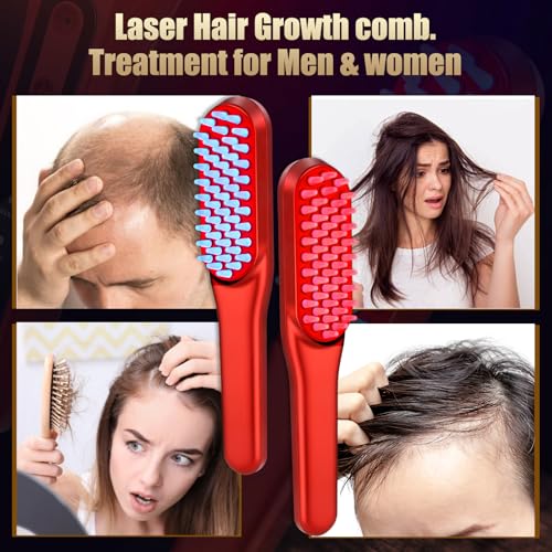Hair Care With Protein - Peigne laser pour la croissance des