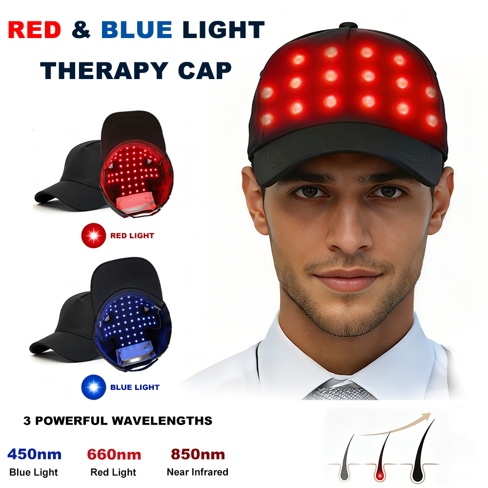 Hair Care With Protein - Casque de soin capillaire LED avec