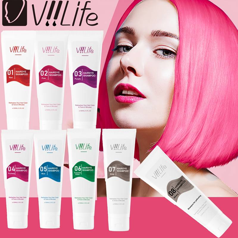 Purple Toning Shampoo - Teinture pour cheveux unisexe, coiffure continue,