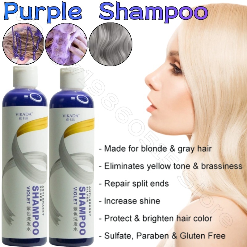 Shampoing violet blond platine - Purple Toning Shampoo avis et prix