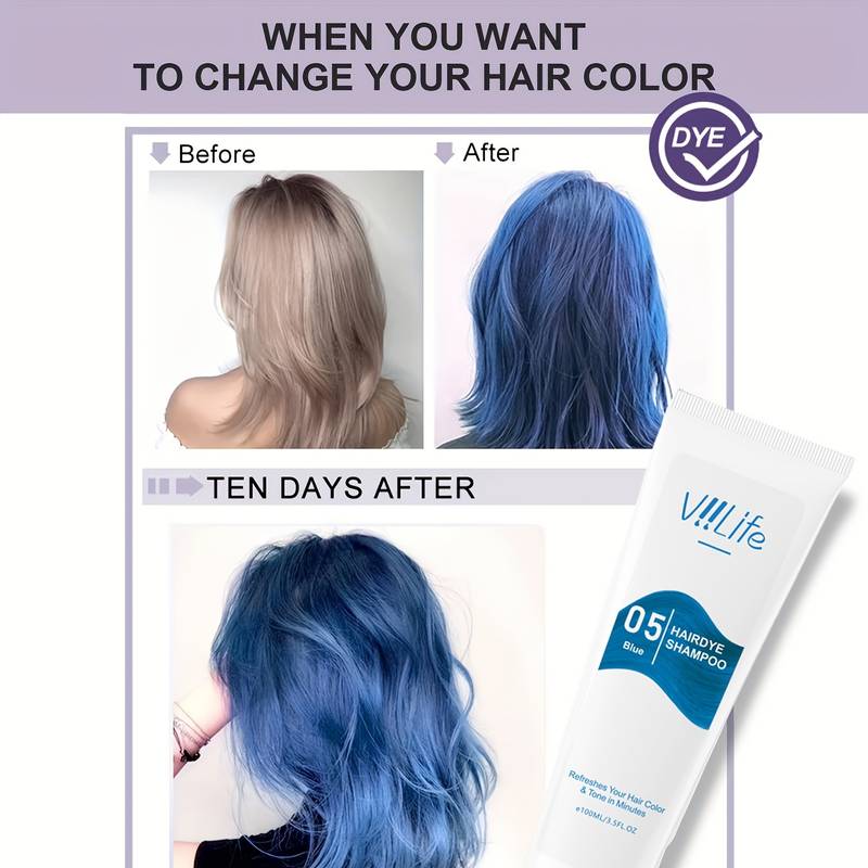 Teinture pour cheveux unisexe, - Purple Toning Shampoo avis et prix